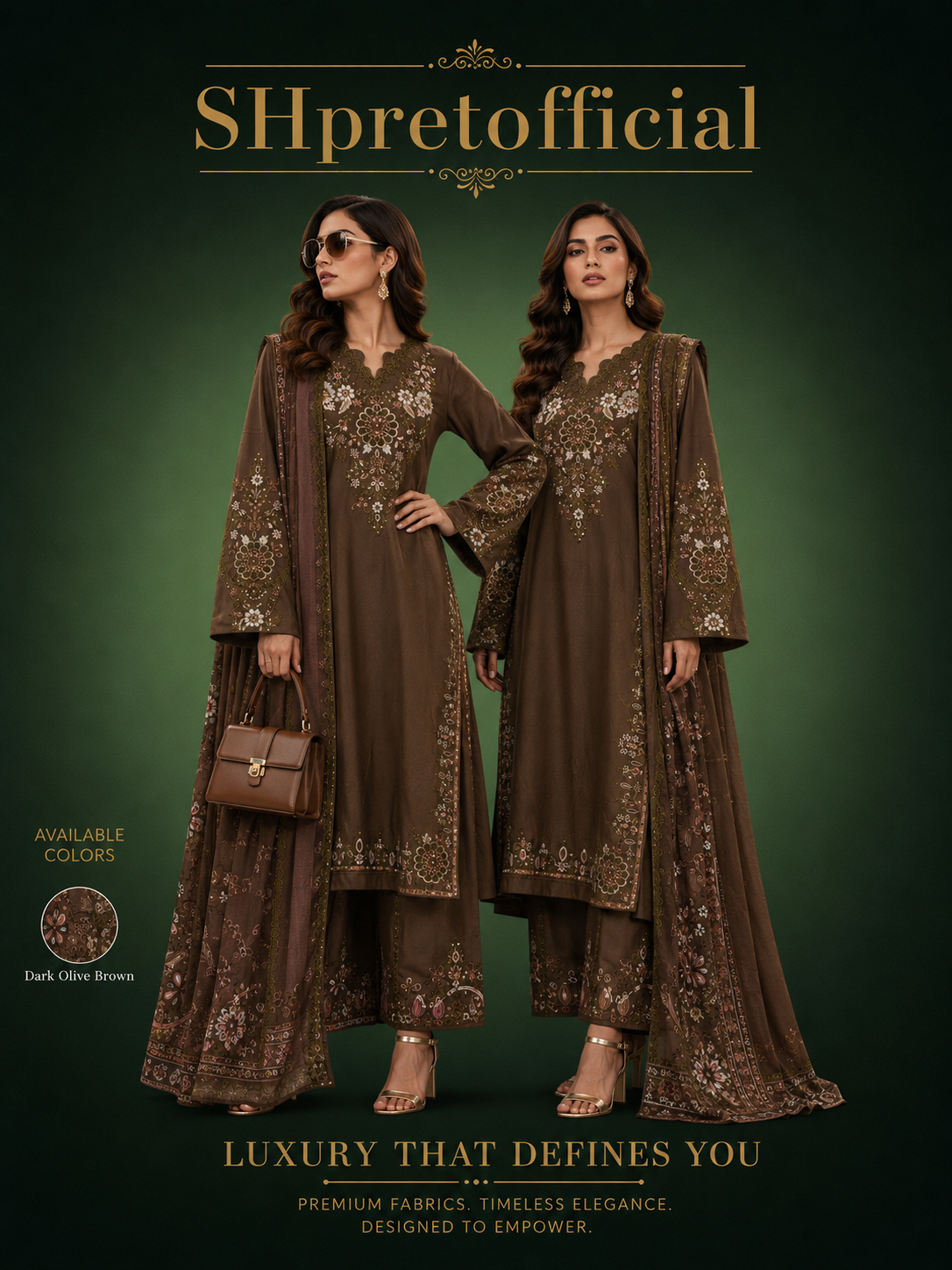 Flapper Fancy Lawn 3-Piece Suit