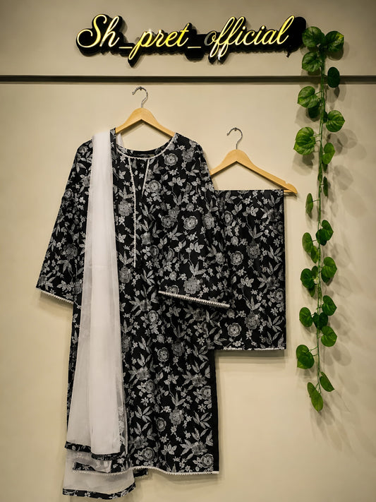 Bin Saeed 3-Piece Lawn Suit
