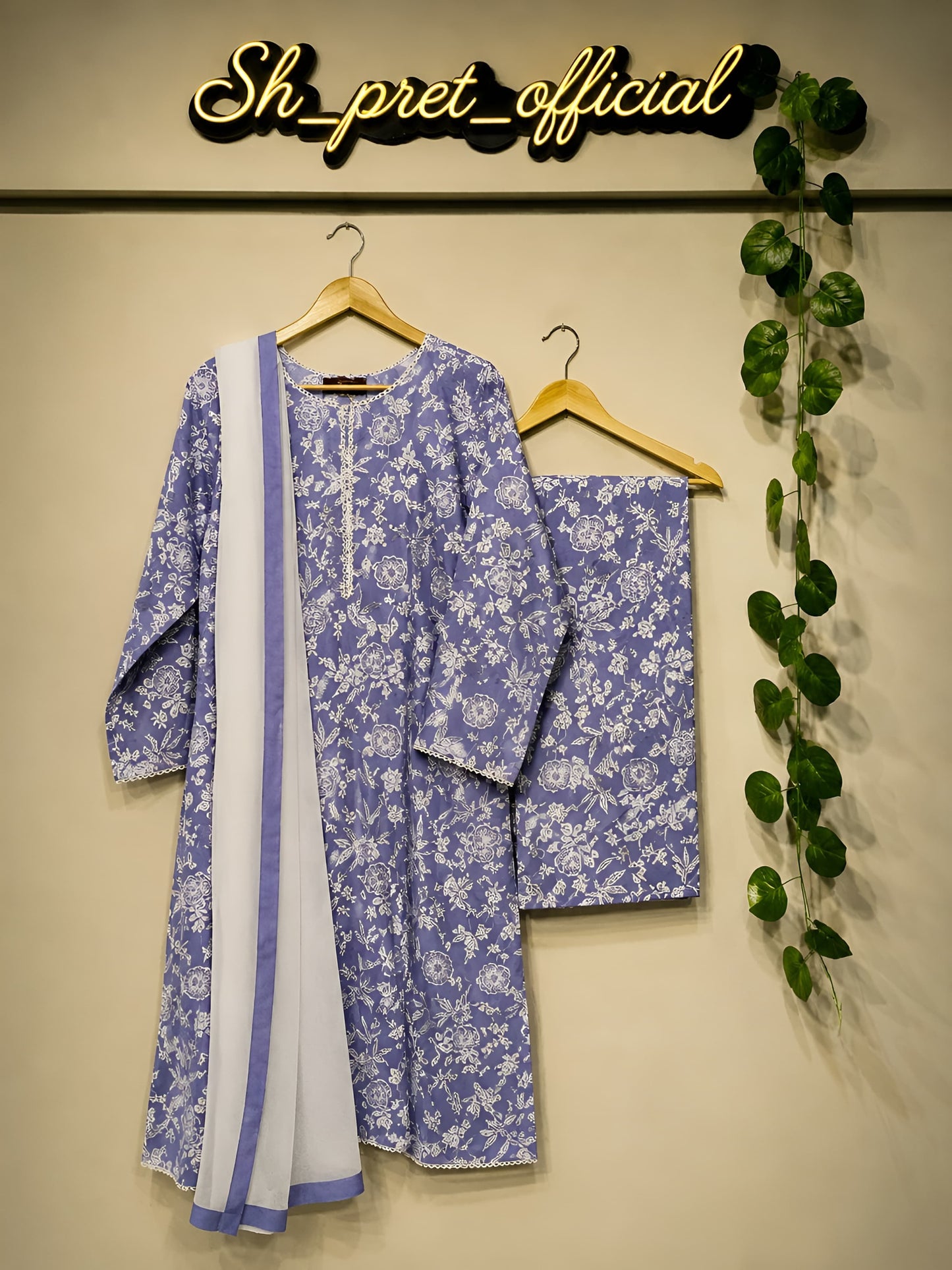 Bin Saeed 3-Piece Lawn Suit